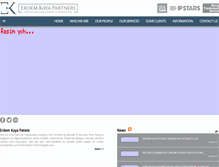 Tablet Screenshot of erdemkayapatent.com